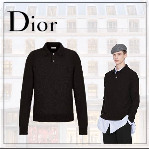 christian dior long sleeve polo